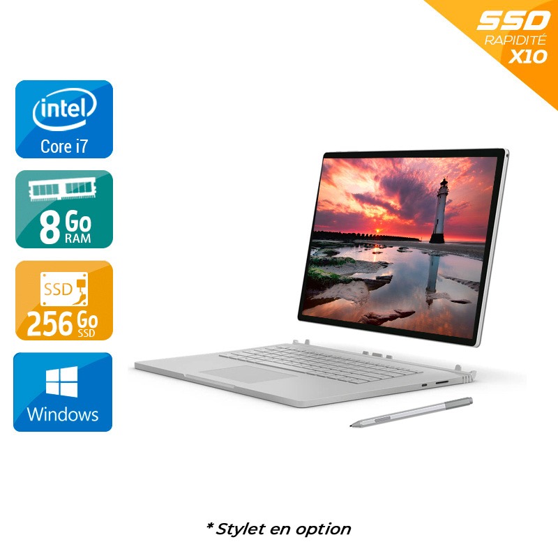 Acheter Microsoft Surface Book 2 15'' i7 Gen 8 8Go RAM 256Go SSD Windows 10 Bon étatOccasion certifiée reconditionnée Bon état - 690,83 € Microsoft Surface Book 2 15'' i7 Gen 8 8Go RAM 256Go SSD Windows 10 Bon étatOccasion certifiée reconditionnée Bon état - reconditionné disponible sur Kiatoo