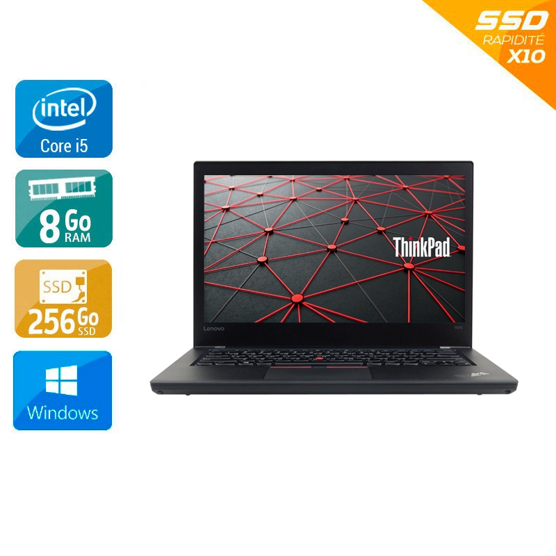 Lenovo ThinkPad T490 14'' i5 Gen 8 - 8Go RAM 256Go SSD Windows 11  Bon étatOccasion certifiée reconditionnée Bon état -  reconditionné disponible sur Kiatoo