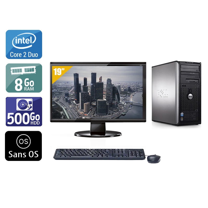 Acheter Dell Optiplex 760 Tower Core 2 Duo + Écran - 19'' 8Go RAM 500Go HDD Sans OS Bon étatOccasion certifiée reconditionnée Bon état - 224,17 € Dell Optiplex 760 Tower Core 2 Duo + Écran - 19'' 8Go RAM 500Go HDD Sans OS Bon étatOccasion certifiée reconditionnée Bon état - reconditionné disponible sur Kiatoo