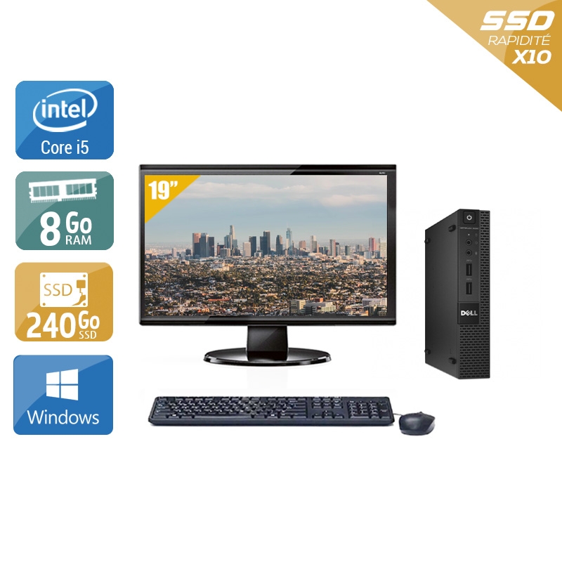 Acheter Dell Optiplex 9020M USDT i5 + Écran - 19'' 8Go RAM 240Go SSD Windows 10 Très bon étatOccasion certifiée reconditionnée Bon état - 265,84 € Dell Optiplex 9020M USDT i5 + Écran - 19'' 8Go RAM 240Go SSD Windows 10 Très bon étatOccasion certifiée reconditionnée Bon état - reconditionné disponible sur Kiatoo
