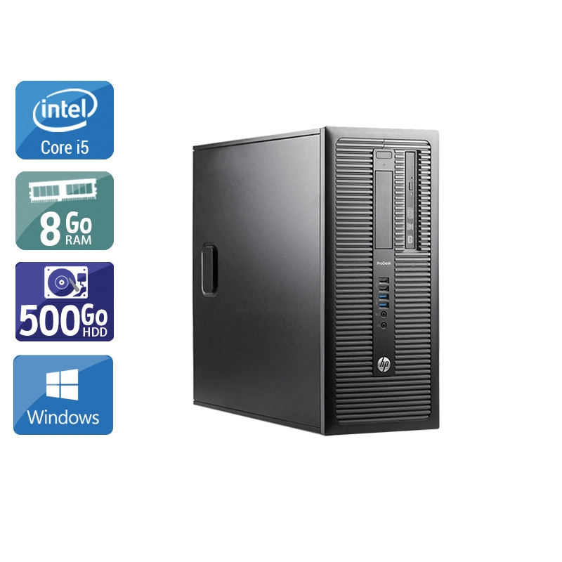 Acheter HP ProDesk 600 G1 Tower i5 - 8Go RAM 500Go HDD Windows 10 Bon étatOccasion certifiée reconditionnée Bon état - 190,83 € HP ProDesk 600 G1 Tower i5 - 8Go RAM 500Go HDD Windows 10 Bon étatOccasion certifiée reconditionnée Bon état - reconditionné disponible sur Kiatoo