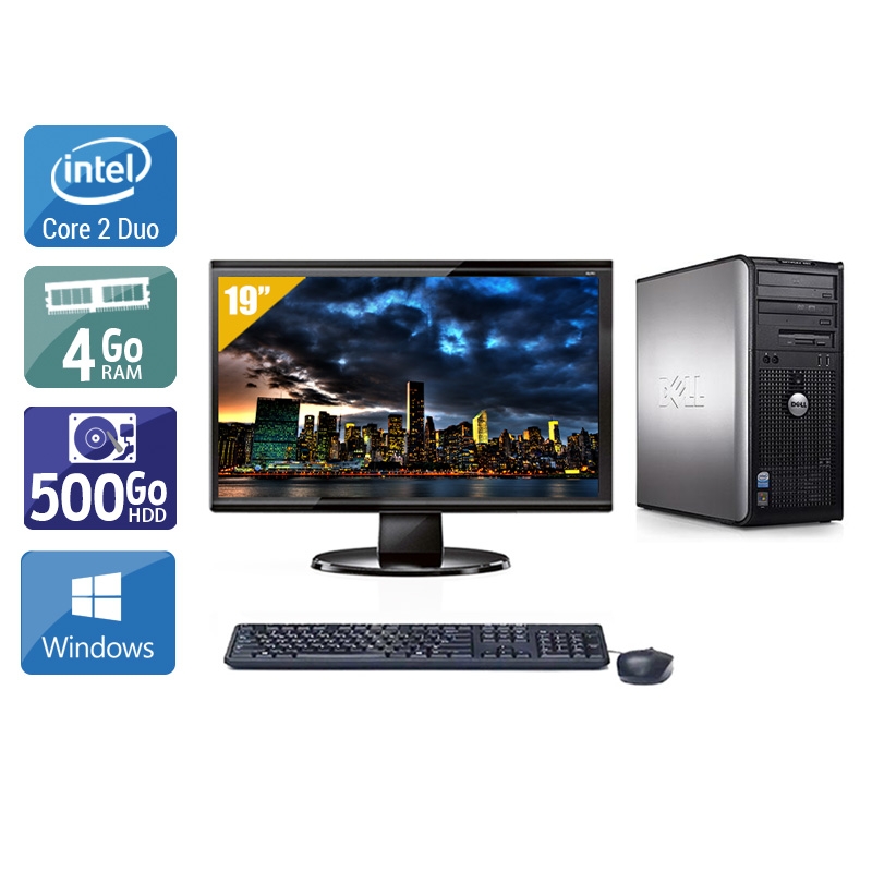 Acheter Dell Optiplex 360 Tower Core 2 Duo + Écran - 19'' 4Go RAM 500Go HDD Windows 10 Bon étatOccasion certifiée reconditionnée Bon état - 224,17 € Dell Optiplex 360 Tower Core 2 Duo + Écran - 19'' 4Go RAM 500Go HDD Windows 10 Bon étatOccasion certifiée reconditionnée Bon état - reconditionné disponible sur Kiatoo