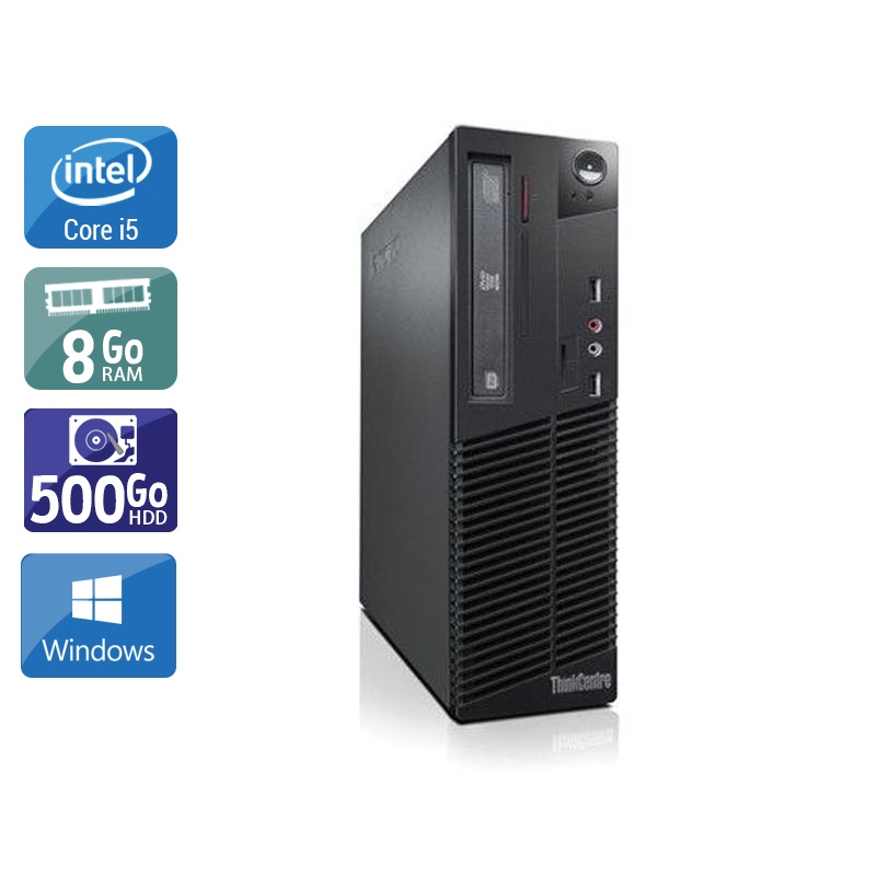 Acheter Lenovo ThinkCentre M72E SFF i5 - 8Go RAM 500Go HDD Windows 10 État correctOccasion certifiée reconditionnée Bon état - 165,83 € Lenovo ThinkCentre M72E SFF i5 - 8Go RAM 500Go HDD Windows 10 État correctOccasion certifiée reconditionnée Bon état - reconditionné disponible sur Kiatoo