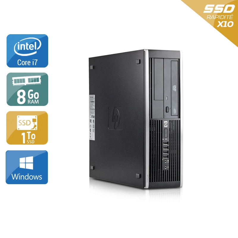 Acheter HP Compaq Elite 8300 SFF i7 - 8Go RAM 1To SSD Windows 10 Bon étatOccasion certifiée reconditionnée Bon état - 274,17 € HP Compaq Elite 8300 SFF i7 - 8Go RAM 1To SSD Windows 10 Bon étatOccasion certifiée reconditionnée Bon état - reconditionné disponible sur Kiatoo