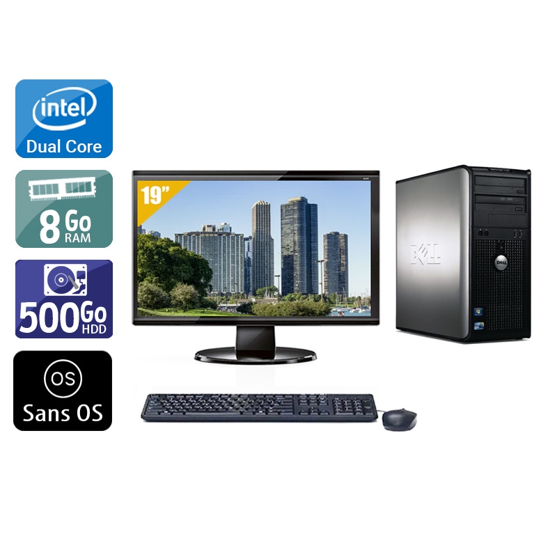 Acheter Dell Optiplex 780 Tower Dual Core + Écran - 19'' 8Go RAM 500Go HDD Sans OS Bon étatOccasion certifiée reconditionnée Bon état - 224,17 € Dell Optiplex 780 Tower Dual Core + Écran - 19'' 8Go RAM 500Go HDD Sans OS Bon étatOccasion certifiée reconditionnée Bon état - reconditionné disponible sur Kiatoo
