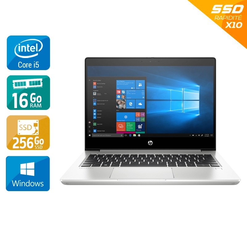 HP ProBook 430 G7 13,3'' i5 Gen 10 - 16Go RAM 256Go SSD Windows 10  Bon étatOccasion certifiée reconditionnée Bon état -  reconditionné disponible sur Kiatoo