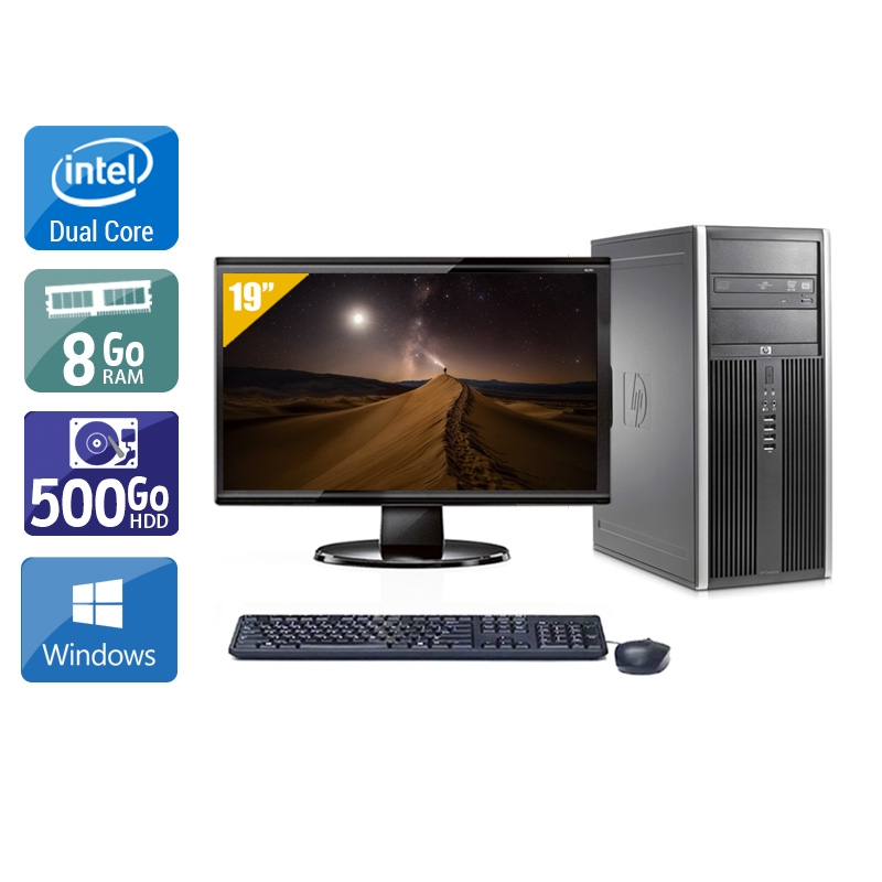 Acheter HP Compaq Elite 8000 Tower Dual Core + Écran - 19'' 8Go RAM 500Go HDD Windows 10 Bon étatOccasion certifiée reconditionnée Bon état - 224,17 € HP Compaq Elite 8000 Tower Dual Core + Écran - 19'' 8Go RAM 500Go HDD Windows 10 Bon étatOccasion certifiée reconditionnée Bon état - reconditionné disponible sur Kiatoo