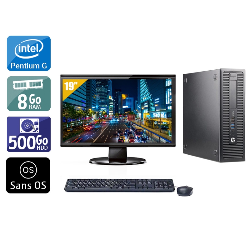 Acheter HP ProDesk 600 G1 SFF Pentium G Dual Core + Écran - 19'' 8Go RAM 500Go HDD Sans OS Bon étatOccasion certifiée reconditionnée Bon état - 224,17 € HP ProDesk 600 G1 SFF Pentium G Dual Core + Écran - 19'' 8Go RAM 500Go HDD Sans OS Bon étatOccasion certifiée reconditionnée Bon état - reconditionné disponible sur Kiatoo