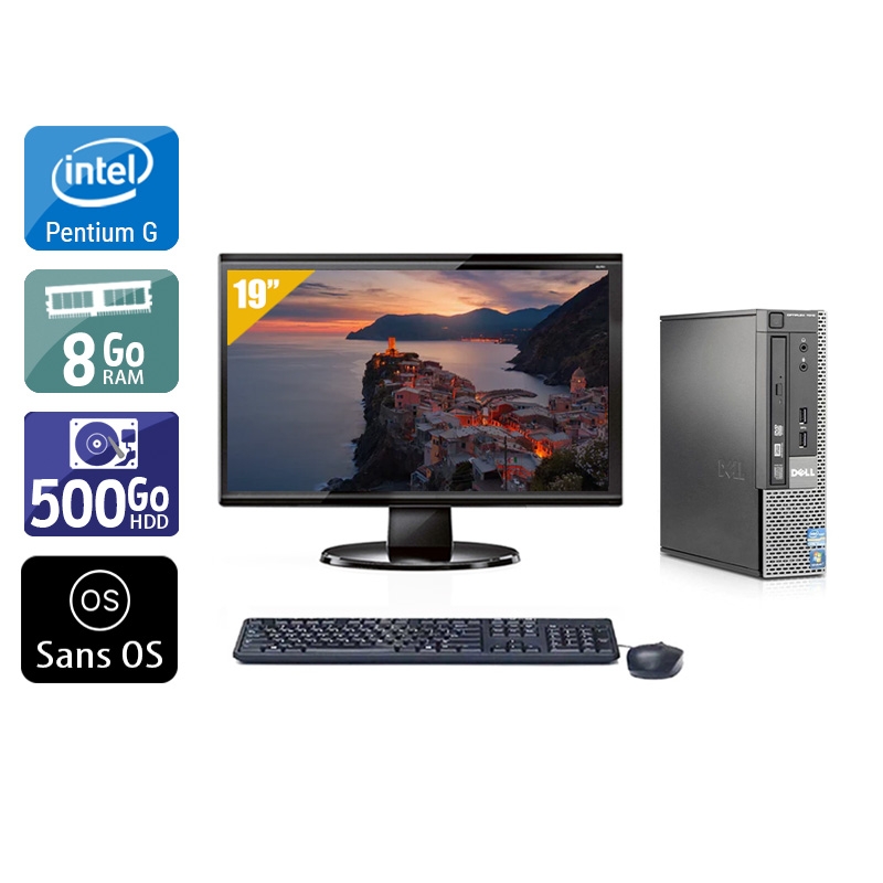 Acheter Dell Optiplex 7010 USDT Pentium G Dual Core + Écran - 19'' 8Go RAM 500Go HDD Sans OS Bon étatOccasion certifiée reconditionnée Bon état - 257,50 € Dell Optiplex 7010 USDT Pentium G Dual Core + Écran - 19'' 8Go RAM 500Go HDD Sans OS Bon étatOccasion certifiée reconditionnée Bon état - reconditionné disponible sur Kiatoo
