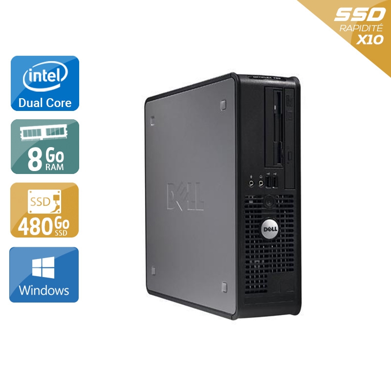 Acheter Dell Optiplex 380 SFF Dual Core - 8Go RAM 480Go SSD Windows 10 Bon étatOccasion certifiée reconditionnée Bon état - 232,50 € Dell Optiplex 380 SFF Dual Core - 8Go RAM 480Go SSD Windows 10 Bon étatOccasion certifiée reconditionnée Bon état - reconditionné disponible sur Kiatoo