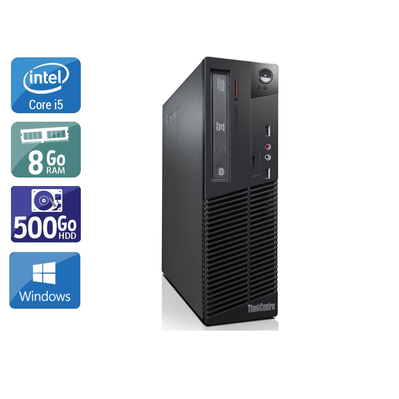 Acheter Lenovo ThinkCentre M73 SFF i5 - 8Go RAM 500Go HDD Windows 10 Bon étatOccasion certifiée reconditionnée Bon état - 190,83 € Lenovo ThinkCentre M73 SFF i5 - 8Go RAM 500Go HDD Windows 10 Bon étatOccasion certifiée reconditionnée Bon état - reconditionné disponible sur Kiatoo