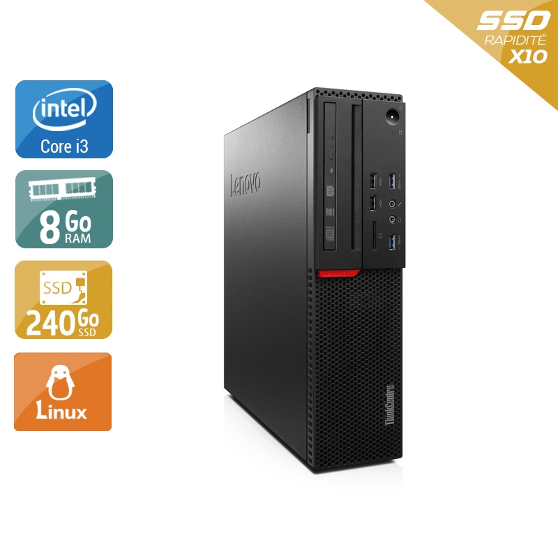 Acheter Lenovo ThinkCentre M800 SFF i3 Gen 6 - 8Go RAM 240Go SSD Linux Bon étatOccasion certifiée reconditionnée Bon état - 190,83 € Lenovo ThinkCentre M800 SFF i3 Gen 6 - 8Go RAM 240Go SSD Linux Bon étatOccasion certifiée reconditionnée Bon état - reconditionné disponible sur Kiatoo