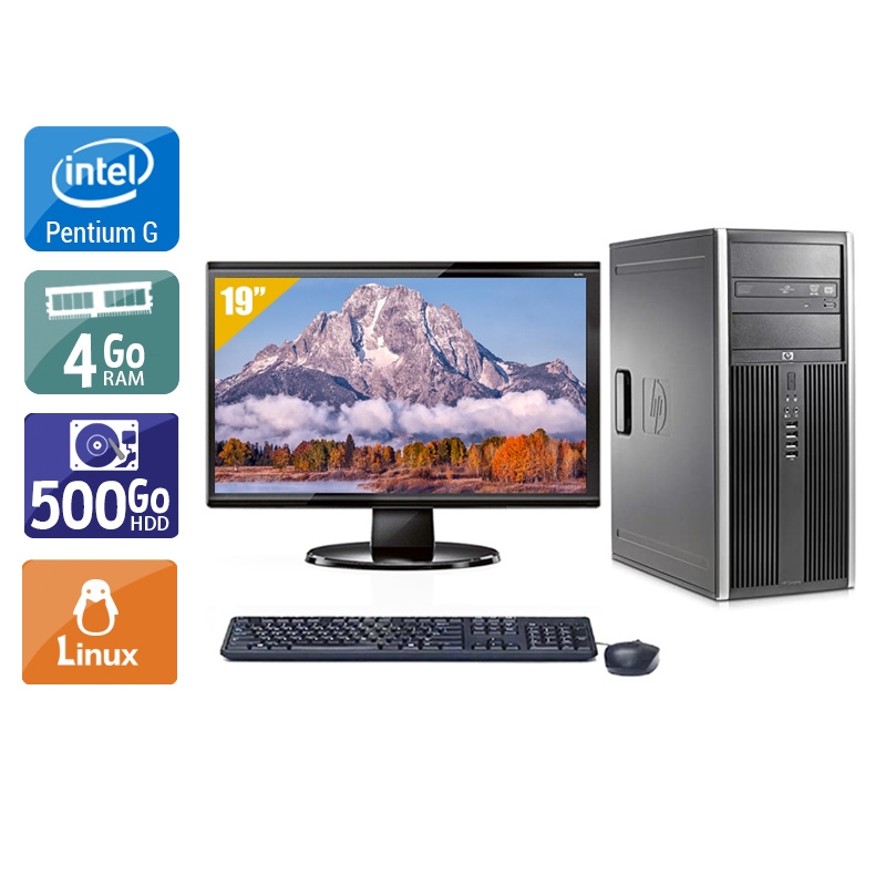 HP Compaq dc5700 Tower Pentium G Dual Core + Écran - 19'' 4Go RAM 500Go HDD Linux  Bon étatOccasion certifiée reconditionnée Bon état -  reconditionné disponible sur Kiatoo