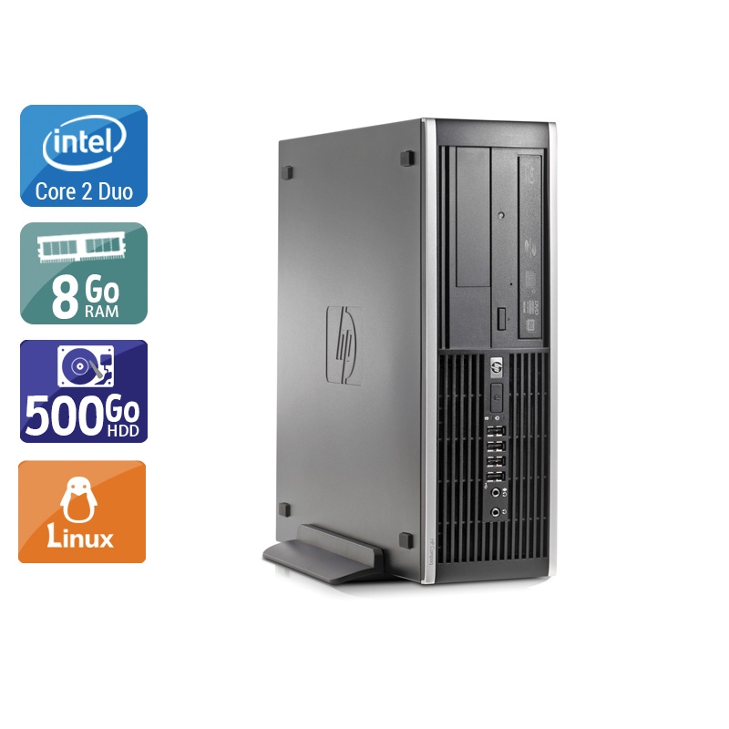 HP Compaq Elite 8000 SFF Core 2 Duo - 8Go RAM 500Go HDD Linux  Très bon étatOccasion certifiée reconditionnée Bon état -  reconditionné disponible sur Kiatoo