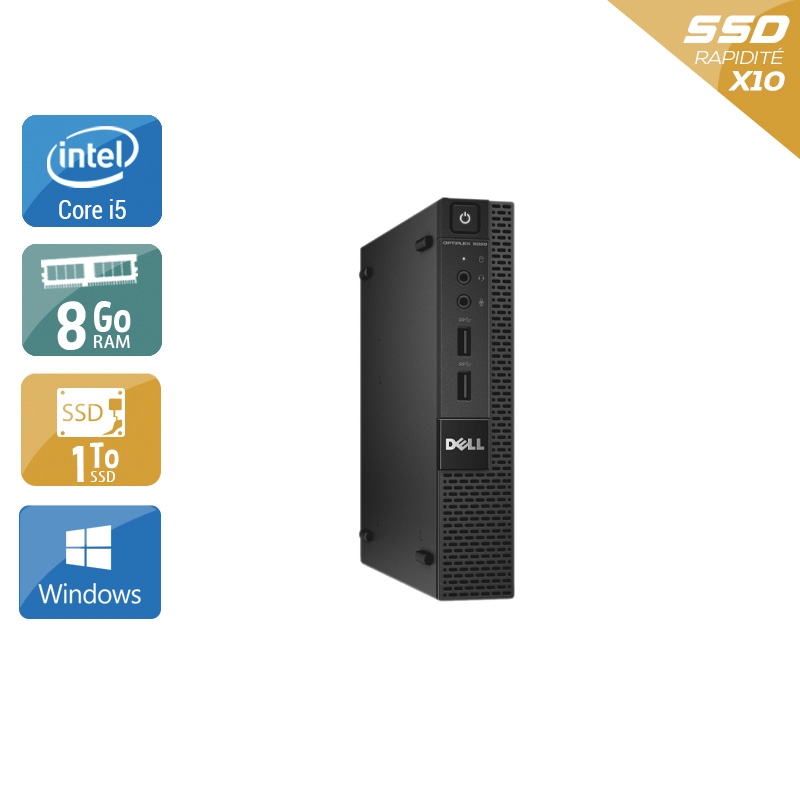 Acheter Dell Optiplex 9020M USDT i5 - 8Go RAM 1To SSD Windows 10 Très bon étatOccasion certifiée reconditionnée Bon état - 315,84 € Dell Optiplex 9020M USDT i5 - 8Go RAM 1To SSD Windows 10 Très bon étatOccasion certifiée reconditionnée Bon état - reconditionné disponible sur Kiatoo