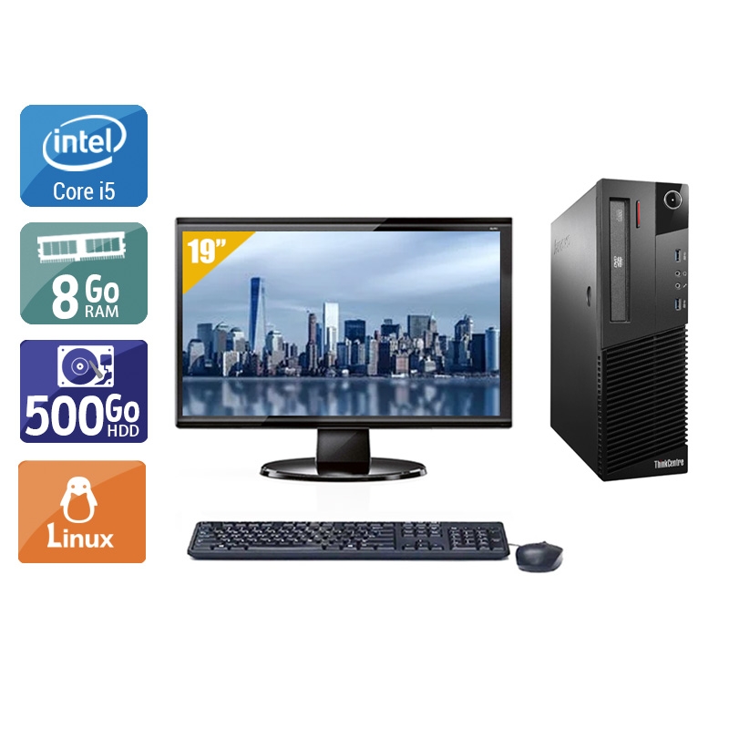 Acheter Lenovo ThinkCentre M93 SFF i5 + Écran - 19'' 8Go RAM 500Go HDD Linux Bon étatOccasion certifiée reconditionnée Bon état - 224,17 € Lenovo ThinkCentre M93 SFF i5 + Écran - 19'' 8Go RAM 500Go HDD Linux Bon étatOccasion certifiée reconditionnée Bon état - reconditionné disponible sur Kiatoo