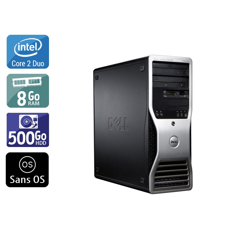 Dell Precision T3400 Tower Core 2 Duo - 8Go RAM 500Go HDD Sans OS  Bon étatOccasion certifiée reconditionnée Bon état -  reconditionné disponible sur Kiatoo