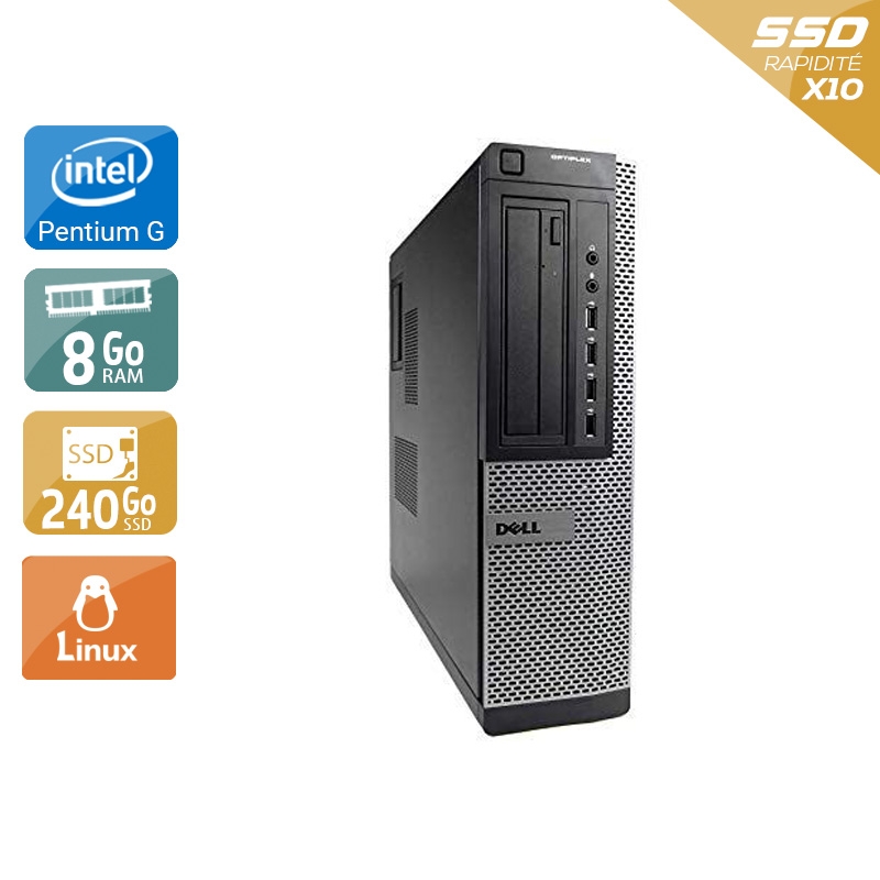 Dell Optiplex 7010 Desktop Pentium G Dual Core - 8Go RAM 240Go SSD Linux  Bon étatOccasion certifiée reconditionnée Bon état -  reconditionné disponible sur Kiatoo