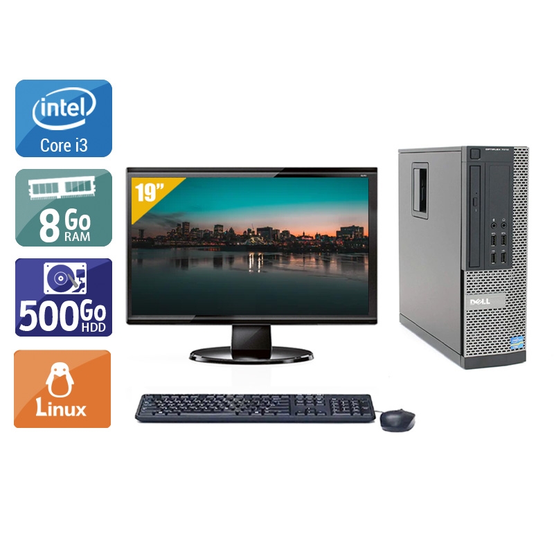Acheter Dell Optiplex 7010 SFF i3 + Écran - 19'' 8Go RAM 500Go HDD Linux Très bon étatOccasion certifiée reconditionnée Bon état - 265,84 € Dell Optiplex 7010 SFF i3 + Écran - 19'' 8Go RAM 500Go HDD Linux Très bon étatOccasion certifiée reconditionnée Bon état - reconditionné disponible sur Kiatoo