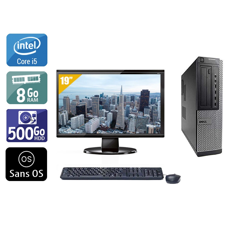 Acheter Dell Optiplex 9010 Desktop i5 + Écran - 19'' 8Go RAM 500Go HDD Sans OS Très bon étatOccasion certifiée reconditionnée Bon état - 265,84 € Dell Optiplex 9010 Desktop i5 + Écran - 19'' 8Go RAM 500Go HDD Sans OS Très bon étatOccasion certifiée reconditionnée Bon état - reconditionné disponible sur Kiatoo