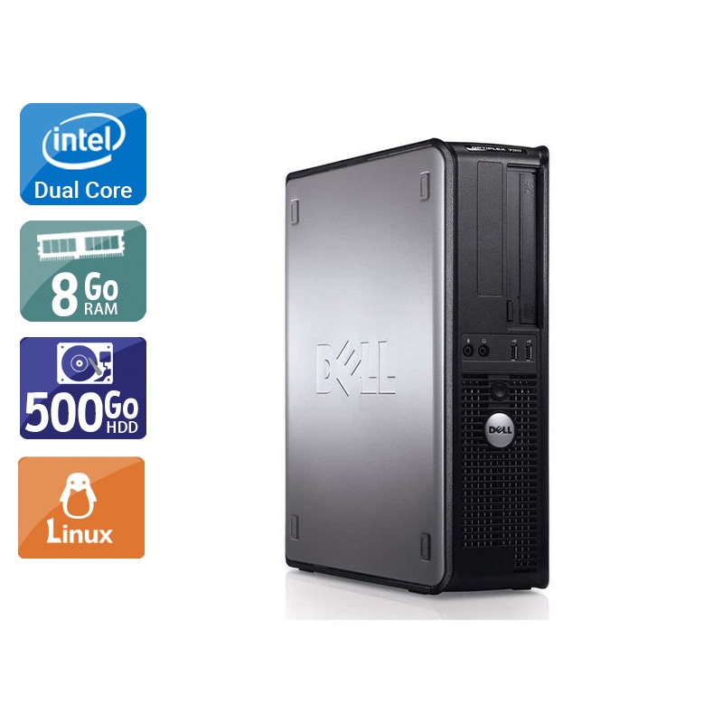 Dell Optiplex 780 SFF Dual Core - 8Go RAM 500Go HDD Linux  Bon étatOccasion certifiée reconditionnée Bon état -  reconditionné disponible sur Kiatoo