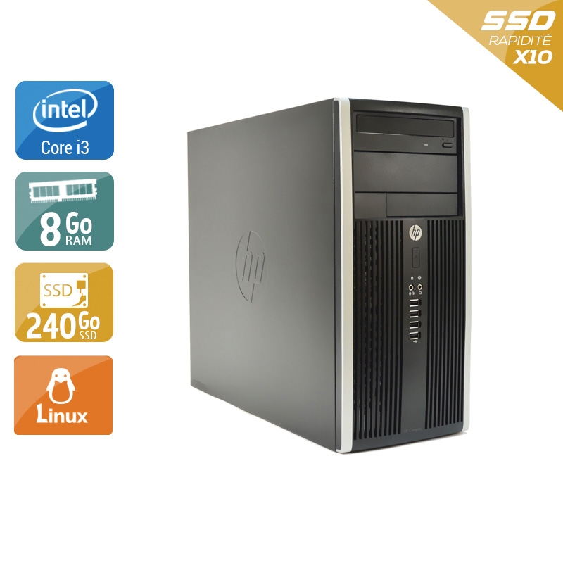 Acheter HP Compaq Pro 6200 Tower i3 - 8Go RAM 240Go SSD Linux Bon étatOccasion certifiée reconditionnée Bon état - 190,83 € HP Compaq Pro 6200 Tower i3 - 8Go RAM 240Go SSD Linux Bon étatOccasion certifiée reconditionnée Bon état - reconditionné disponible sur Kiatoo