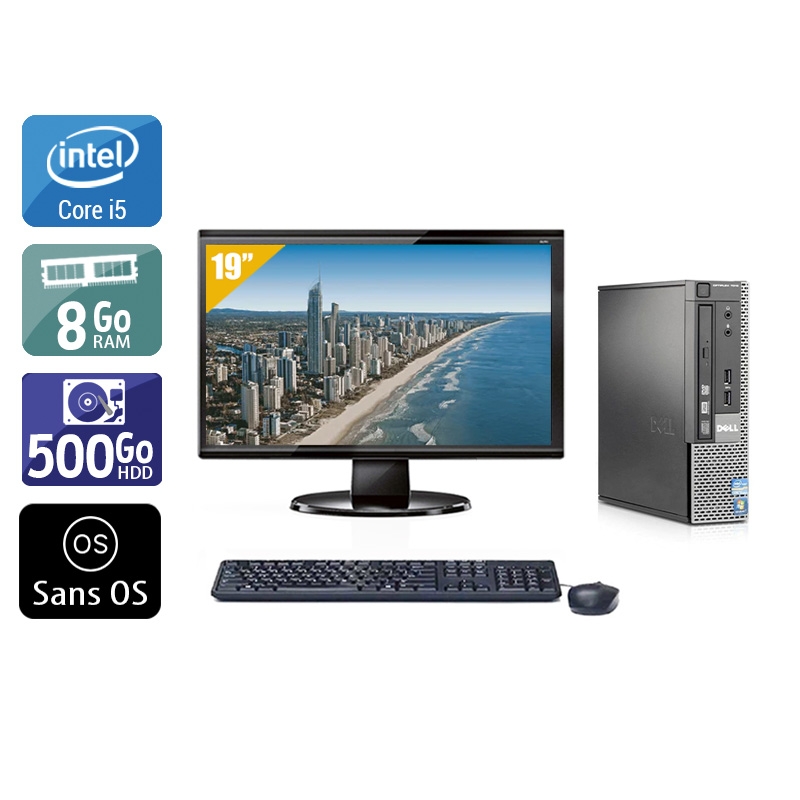 Acheter Dell Optiplex 9020 USDT i5 + Écran - 19'' 8Go RAM 500Go HDD Sans OS Très bon étatOccasion certifiée reconditionnée Bon état - 265,84 € Dell Optiplex 9020 USDT i5 + Écran - 19'' 8Go RAM 500Go HDD Sans OS Très bon étatOccasion certifiée reconditionnée Bon état - reconditionné disponible sur Kiatoo