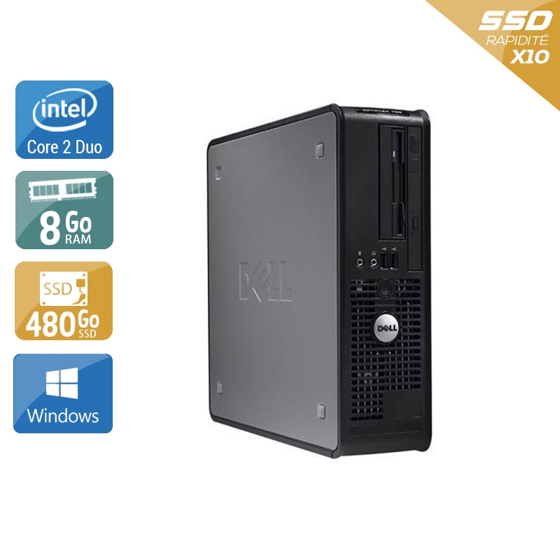 Acheter Dell Optiplex 380 Desktop Core 2 Duo - 8Go RAM 480Go SSD Windows 10 Très bon étatOccasion certifiée reconditionnée Bon état - 274,17 € Dell Optiplex 380 Desktop Core 2 Duo - 8Go RAM 480Go SSD Windows 10 Très bon étatOccasion certifiée reconditionnée Bon état - reconditionné disponible sur Kiatoo