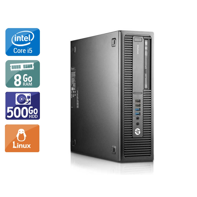 Acheter HP EliteDesk 800 G1 SFF i5 - 8Go RAM 500Go HDD Linux Bon étatOccasion certifiée reconditionnéeOccasion certifiée reconditionnée Bon état - 190,83 € HP EliteDesk 800 G1 SFF i5 - 8Go RAM 500Go HDD Linux Bon étatOccasion certifiée reconditionnéeOccasion certifiée reconditionnée Bon état - reconditionné disponible sur Kiatoo