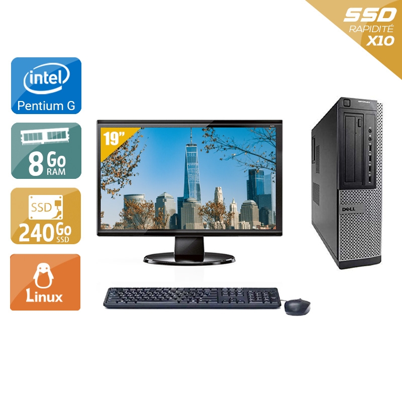 Acheter Dell Optiplex 7010 Desktop Pentium G Dual Core + Écran - 19'' 8Go RAM 240Go SSD Linux Très bon étatOccasion certifiée reconditionnée Bon état - 332,50 € Dell Optiplex 7010 Desktop Pentium G Dual Core + Écran - 19'' 8Go RAM 240Go SSD Linux Très bon étatOccasion certifiée reconditionnée Bon état - reconditionné disponible sur Kiatoo