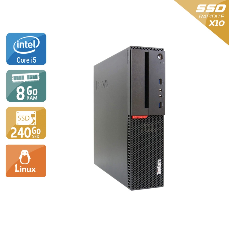Acheter Lenovo ThinkCentre M900 SFF i5 Gen 6 - 8Go RAM 240Go SSD Linux État correctOccasion certifiée reconditionnée Bon état - 165,83 € Lenovo ThinkCentre M900 SFF i5 Gen 6 - 8Go RAM 240Go SSD Linux État correctOccasion certifiée reconditionnée Bon état - reconditionné disponible sur Kiatoo
