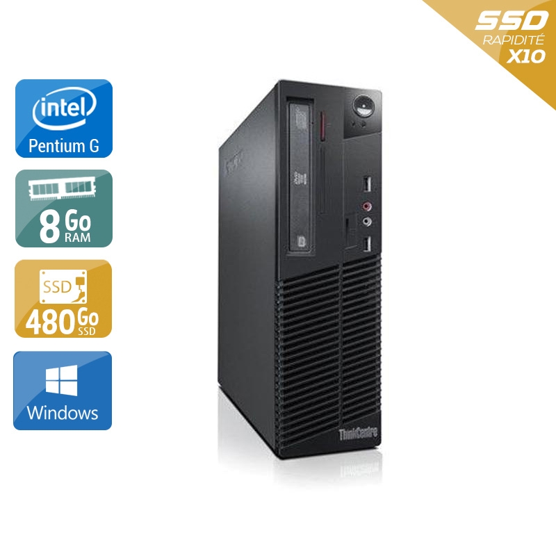 Acheter Lenovo ThinkCentre M72E SFF Pentium G Dual Core - 8Go RAM 480Go SSD Windows 10 État correctOccasion certifiée reconditionnée Bon état - 207,50 € Lenovo ThinkCentre M72E SFF Pentium G Dual Core - 8Go RAM 480Go SSD Windows 10 État correctOccasion certifiée reconditionnée Bon état - reconditionné disponible sur Kiatoo