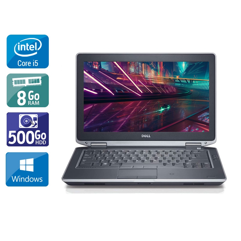 Dell Latitude e6330 13,3'' i5  - 8Go RAM 500Go HDD Windows 10  État correctOccasion certifiée reconditionnée Bon état -  reconditionné disponible sur Kiatoo