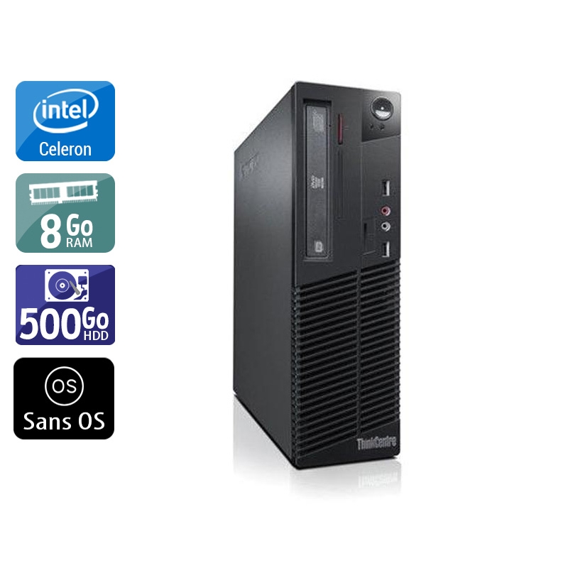Acheter Lenovo ThinkCentre M71 SFF Celeron Dual Core - 8Go RAM 500Go HDD Sans OS Bon étatOccasion certifiée reconditionnée Bon état - 190,83 € Lenovo ThinkCentre M71 SFF Celeron Dual Core - 8Go RAM 500Go HDD Sans OS Bon étatOccasion certifiée reconditionnée Bon état - reconditionné disponible sur Kiatoo
