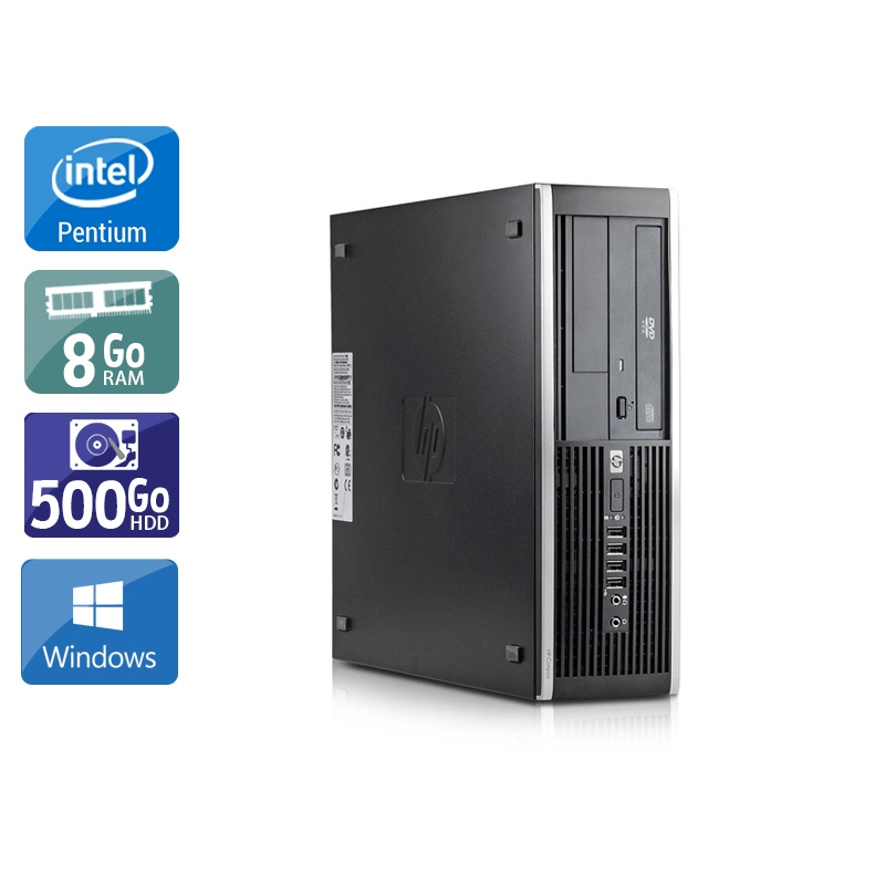 HP Compaq Elite 8300 SFF Pentium G Dual Core - 8Go RAM 500Go HDD Windows 10  Bon étatOccasion certifiée reconditionnée Bon état -  reconditionné disponible sur Kiatoo