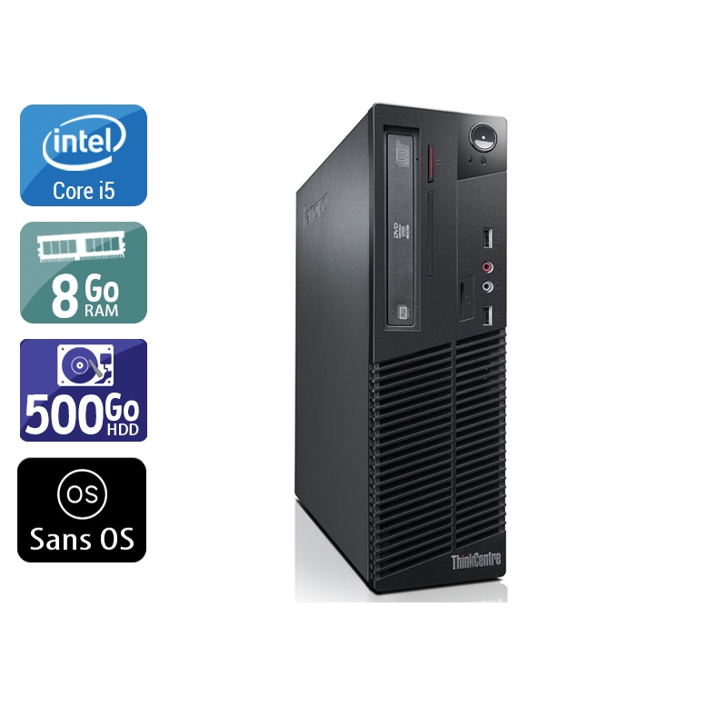 Acheter Lenovo ThinkCentre M73 SFF i5 - 8Go RAM 500Go HDD Sans OS Très bon étatOccasion certifiée reconditionnée Bon état - 232,50 € Lenovo ThinkCentre M73 SFF i5 - 8Go RAM 500Go HDD Sans OS Très bon étatOccasion certifiée reconditionnée Bon état - reconditionné disponible sur Kiatoo