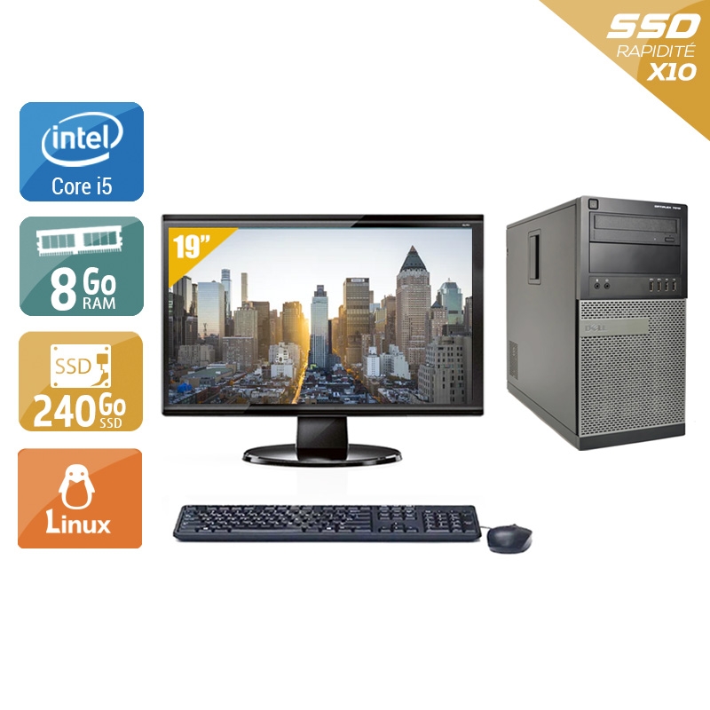 Acheter Dell Optiplex 7020 Tower i5 + Écran - 19'' 8Go RAM 240Go SSD Linux Bon étatOccasion certifiée reconditionnée Bon état - 224,17 € Dell Optiplex 7020 Tower i5 + Écran - 19'' 8Go RAM 240Go SSD Linux Bon étatOccasion certifiée reconditionnée Bon état - reconditionné disponible sur Kiatoo