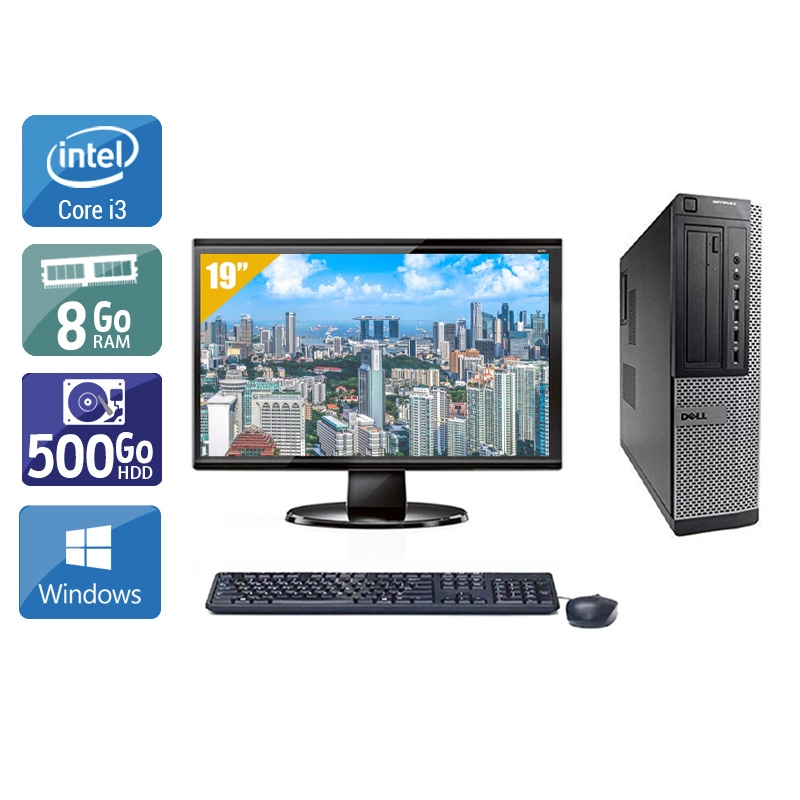 Acheter Dell Optiplex 9010 Desktop i3 + Écran - 19'' 8Go RAM 500Go HDD Windows 10 Bon étatOccasion certifiée reconditionnée Bon état - 224,17 € Dell Optiplex 9010 Desktop i3 + Écran - 19'' 8Go RAM 500Go HDD Windows 10 Bon étatOccasion certifiée reconditionnée Bon état - reconditionné disponible sur Kiatoo