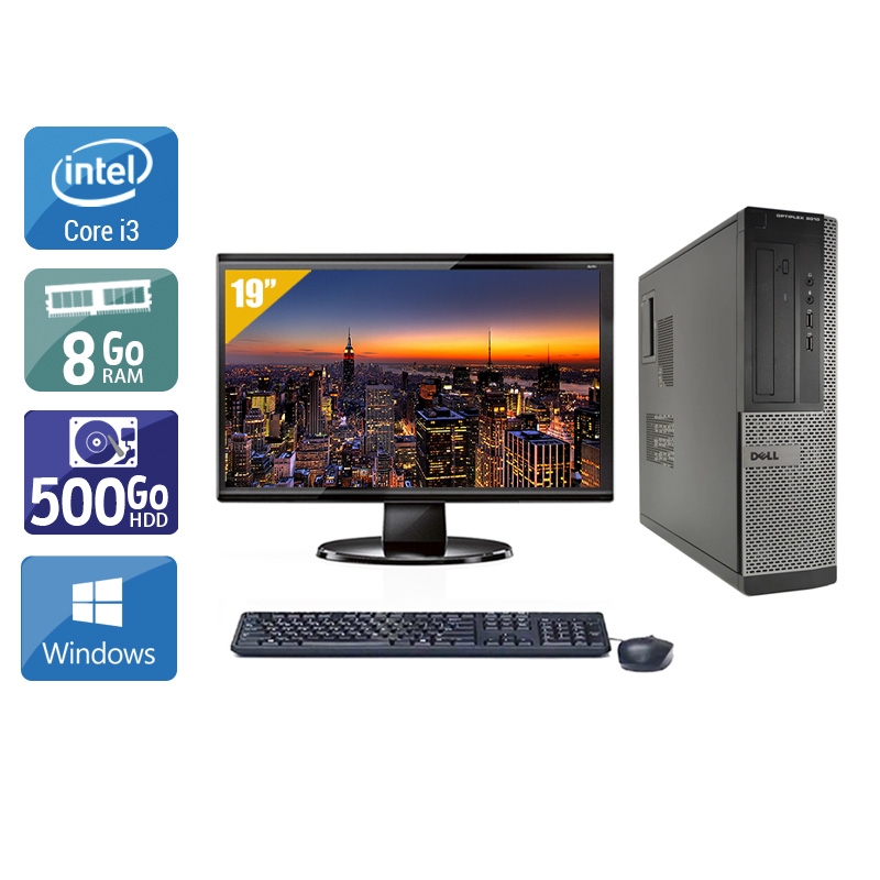 Acheter Dell Optiplex 3010 Desktop i3 + Écran - 19'' 8Go RAM 500Go HDD Windows 10 État correctOccasion certifiée reconditionnée Bon état - 199,17 € Dell Optiplex 3010 Desktop i3 + Écran - 19'' 8Go RAM 500Go HDD Windows 10 État correctOccasion certifiée reconditionnée Bon état - reconditionné disponible sur Kiatoo