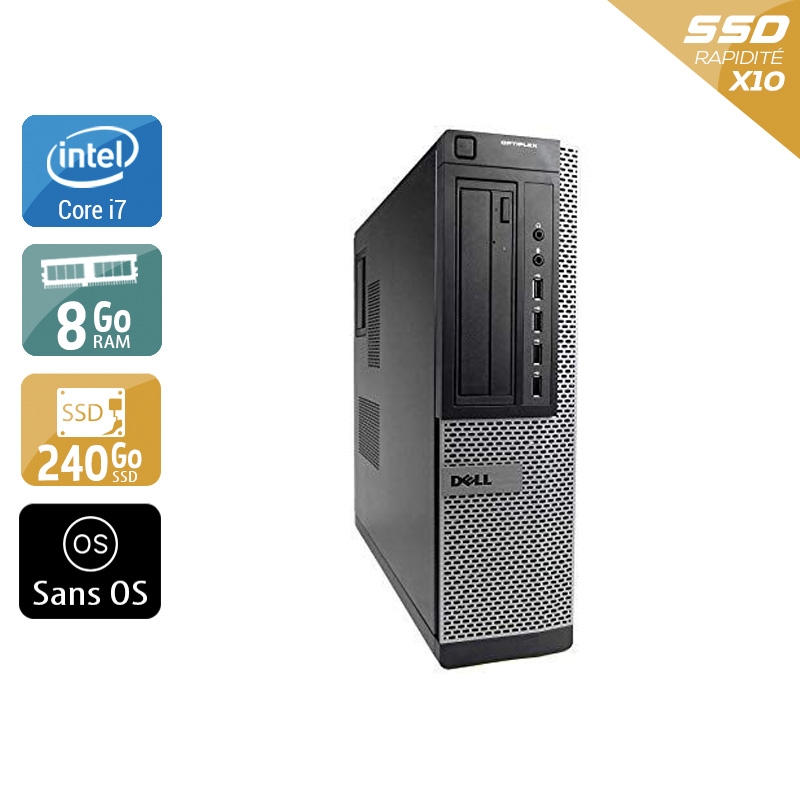 Acheter Dell Optiplex 9010 Desktop i7 - 8Go RAM 240Go SSD Sans OS Bon étatOccasion certifiée reconditionnée Bon état - 190,83 € Dell Optiplex 9010 Desktop i7 - 8Go RAM 240Go SSD Sans OS Bon étatOccasion certifiée reconditionnée Bon état - reconditionné disponible sur Kiatoo