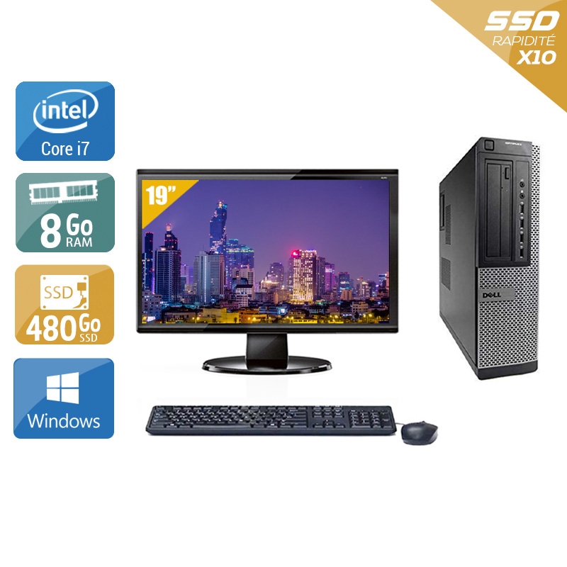 Acheter Dell Optiplex 990 Desktop i7 + Écran - 19'' 8Go RAM 480Go SSD Windows 10 Bon étatOccasion certifiée reconditionnée Bon état - 265,83 € Dell Optiplex 990 Desktop i7 + Écran - 19'' 8Go RAM 480Go SSD Windows 10 Bon étatOccasion certifiée reconditionnée Bon état - reconditionné disponible sur Kiatoo