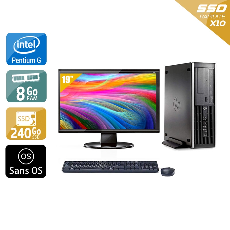 Acheter HP Compaq Pro 6200 SFF Pentium G Dual Core + Écran - 19'' 8Go RAM 240Go SSD Sans OS Bon étatOccasion certifiée reconditionnée Bon état - 282,50 € HP Compaq Pro 6200 SFF Pentium G Dual Core + Écran - 19'' 8Go RAM 240Go SSD Sans OS Bon étatOccasion certifiée reconditionnée Bon état - reconditionné disponible sur Kiatoo