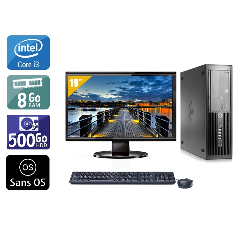 Acheter HP Compaq Pro 4300 SFF i3 + Écran - 19'' 8Go RAM 500Go HDD Sans OS Très bon étatOccasion certifiée reconditionnée Bon état - 265,84 € HP Compaq Pro 4300 SFF i3 + Écran - 19'' 8Go RAM 500Go HDD Sans OS Très bon étatOccasion certifiée reconditionnée Bon état - reconditionné disponible sur Kiatoo