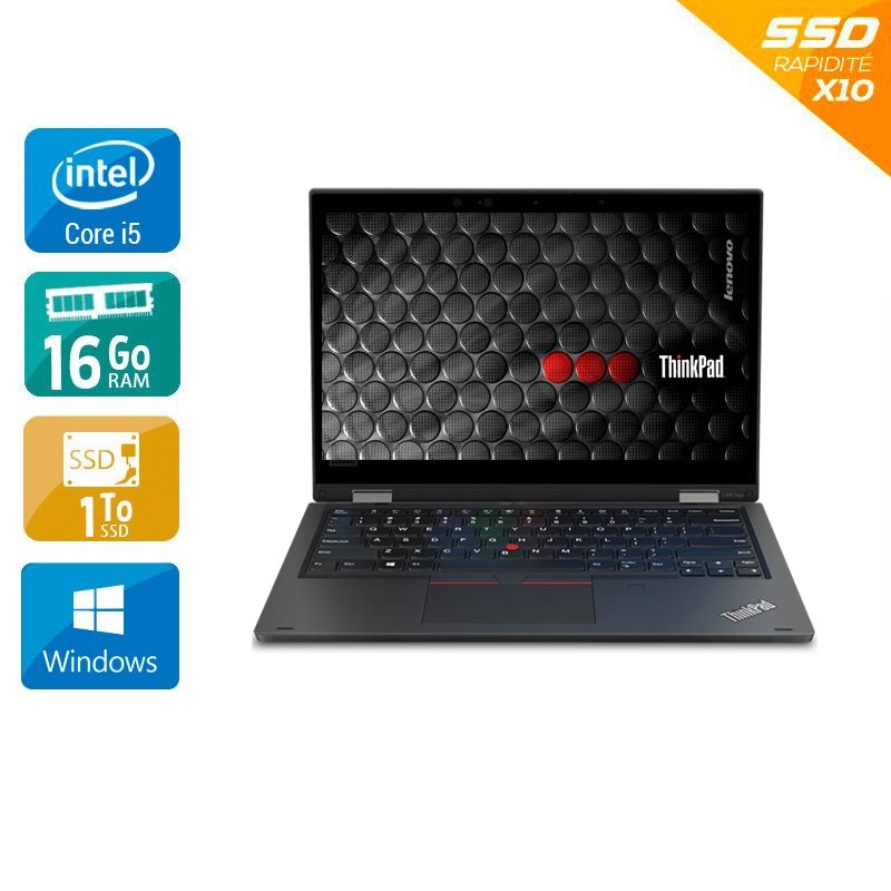 Lenovo ThinkPad L390 13,3'' i5 Gen 8 - 16Go RAM 1To SSD Windows 11 Pro  Très bon étatOccasion certifiée reconditionnée Bon état -  reconditionné disponible sur Kiatoo