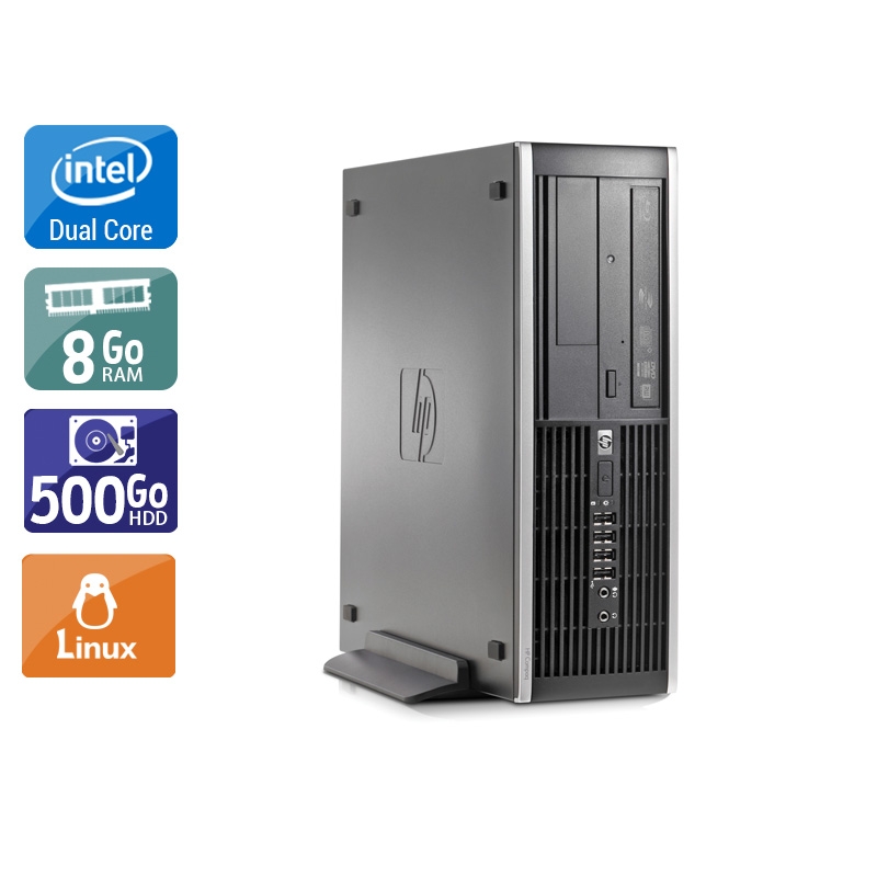 HP Compaq Elite 8000 SFF Dual Core - 8Go RAM 500Go HDD Linux  Bon étatOccasion certifiée reconditionnée Bon état -  reconditionné disponible sur Kiatoo