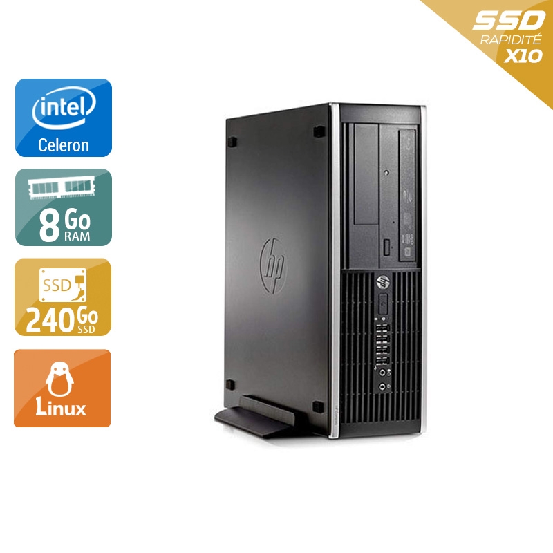 HP Compaq Pro 6300 SFF Celeron Dual Core - 8Go RAM 240Go SSD Linux  Très bon étatOccasion certifiée reconditionnée Bon état -  reconditionné disponible sur Kiatoo