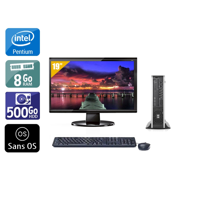 Acheter HP Compaq Elite 8200 USDT Pentium G Dual Core + Écran - 19'' 8Go RAM 500Go HDD Sans OS Bon étatOccasion certifiée reconditionnée Bon état - 249,17 € HP Compaq Elite 8200 USDT Pentium G Dual Core + Écran - 19'' 8Go RAM 500Go HDD Sans OS Bon étatOccasion certifiée reconditionnée Bon état - reconditionné disponible sur Kiatoo