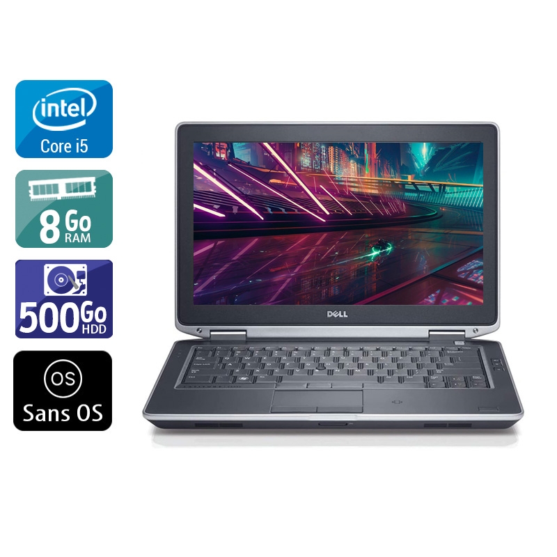 Dell Latitude e6330 13,3'' i5  - 8Go RAM 500Go HDD Sans OS  Bon étatOccasion certifiée reconditionnée Bon état -  reconditionné disponible sur Kiatoo