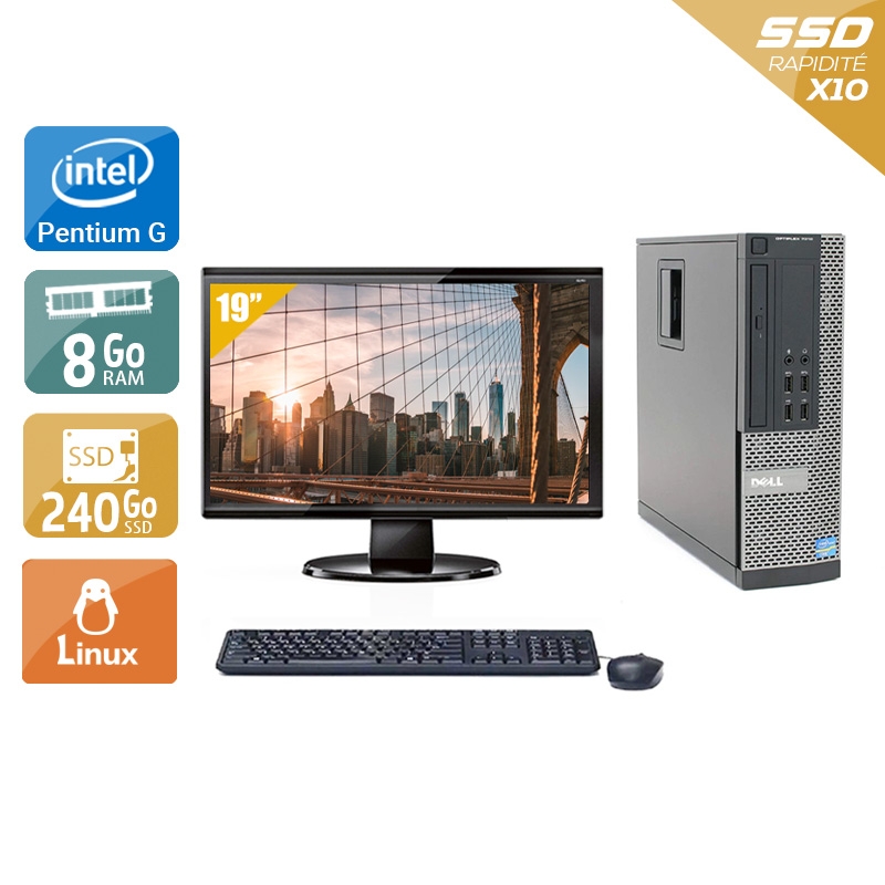 Acheter Dell Optiplex 7010 SFF Pentium G Dual Core + Écran - 19'' 8Go RAM 240Go SSD Linux Très bon étatOccasion certifiée reconditionnée Bon état - 332,50 € Dell Optiplex 7010 SFF Pentium G Dual Core + Écran - 19'' 8Go RAM 240Go SSD Linux Très bon étatOccasion certifiée reconditionnée Bon état - reconditionné disponible sur Kiatoo