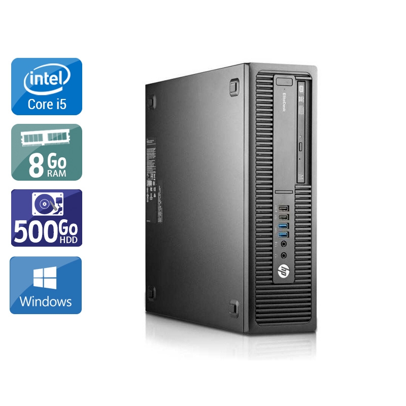 Acheter HP EliteDesk 800 G1 SFF i5 - 8Go RAM 500Go HDD Windows 10 Très bon étatOccasion certifiée reconditionnéeOccasion certifiée reconditionnée Bon état - 232,50 € HP EliteDesk 800 G1 SFF i5 - 8Go RAM 500Go HDD Windows 10 Très bon étatOccasion certifiée reconditionnéeOccasion certifiée reconditionnée Bon état - reconditionné disponible sur Kiatoo